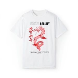 Unreality Dragon Confort t-shirt design Black & White